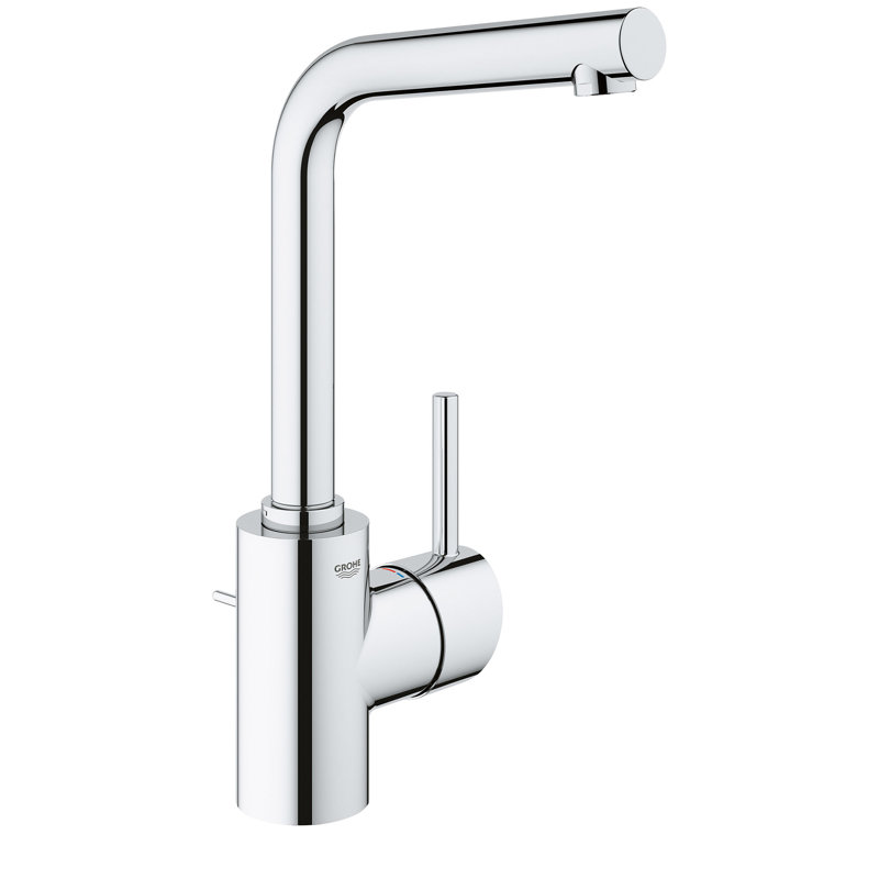 Robinet de salle de bain à un trou Concetto ™, Chrome étoilé
