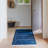 Revelry Indoor/ Outdoor Geometric Blue/ White Rug (2'6"X8')-1036440459