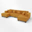 Canapé modulaire en U Corduroy-863123390