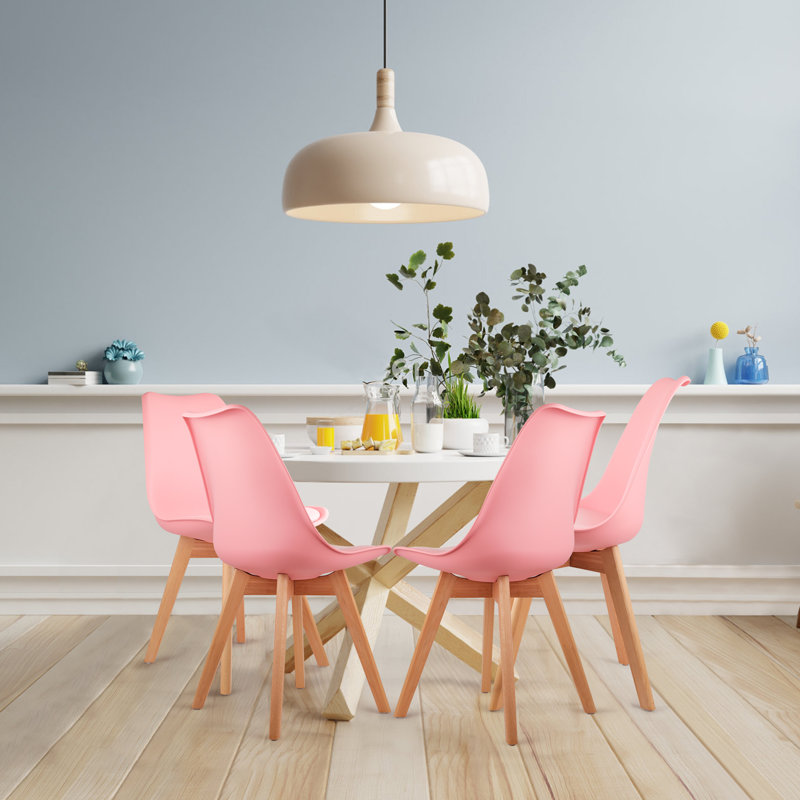 Chaise d'appoint Kelven, Rose