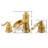 Single-handle Bathroom Faucet with Drain Assembly-151678870