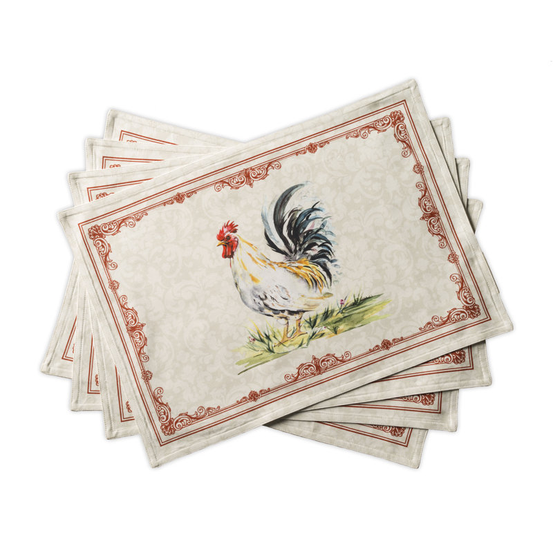 Campagne Cotton Animals/Nature Rectangle Placemat