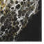 Tapis noir / or / beige abstrait tissé à la machine-172633402