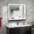 Nafiseh Rectangular LED Anti-Fog Vanity Mirror-207717682