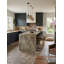 Tabouret de bar en cuir gris-1851920753