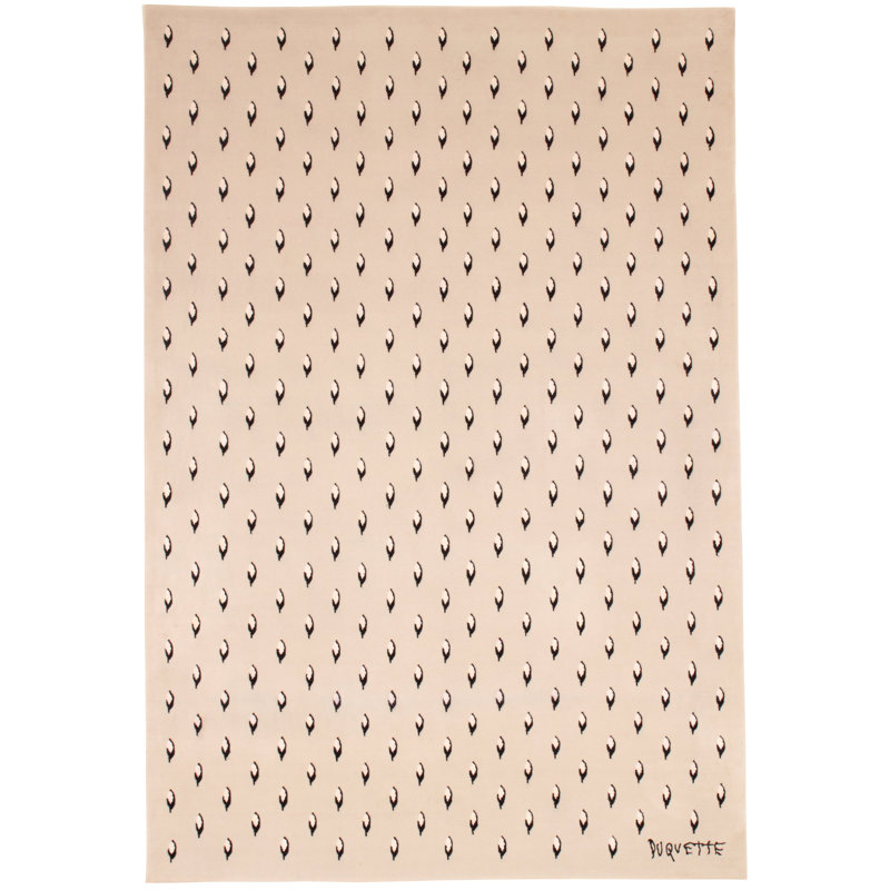 Tony Duquette - 'Royal Ermine' Rug 6' X 9'