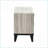 Rustic Nightstand with Faux Marble Top