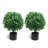 20.98'' Faux Boxwood Topiary