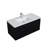 Lakeitra 35.5'' Single Bathroom Vanity with Poly Marble Top