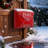 Santa Mailbox - Letters to Santa Mailboxes,Red Wall Mount Letter Box for Outdoor Christmas Decoration