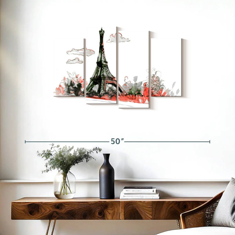 Vanna Paris Eiffel Tower Pop, 22" H x 36" W