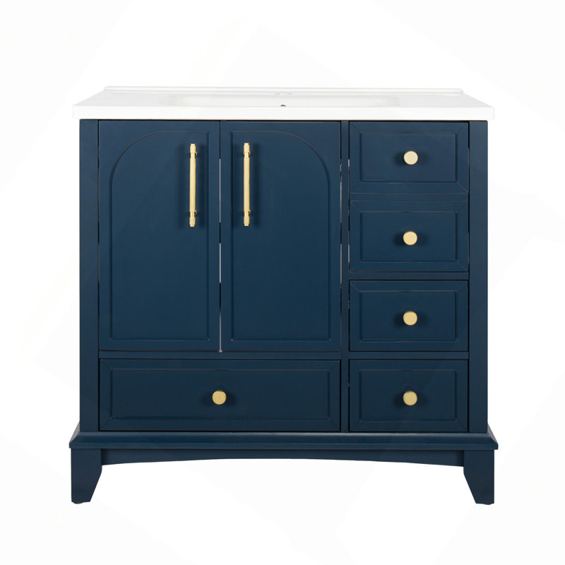 35.6" Bathroom Cabinet, Only Cabinet