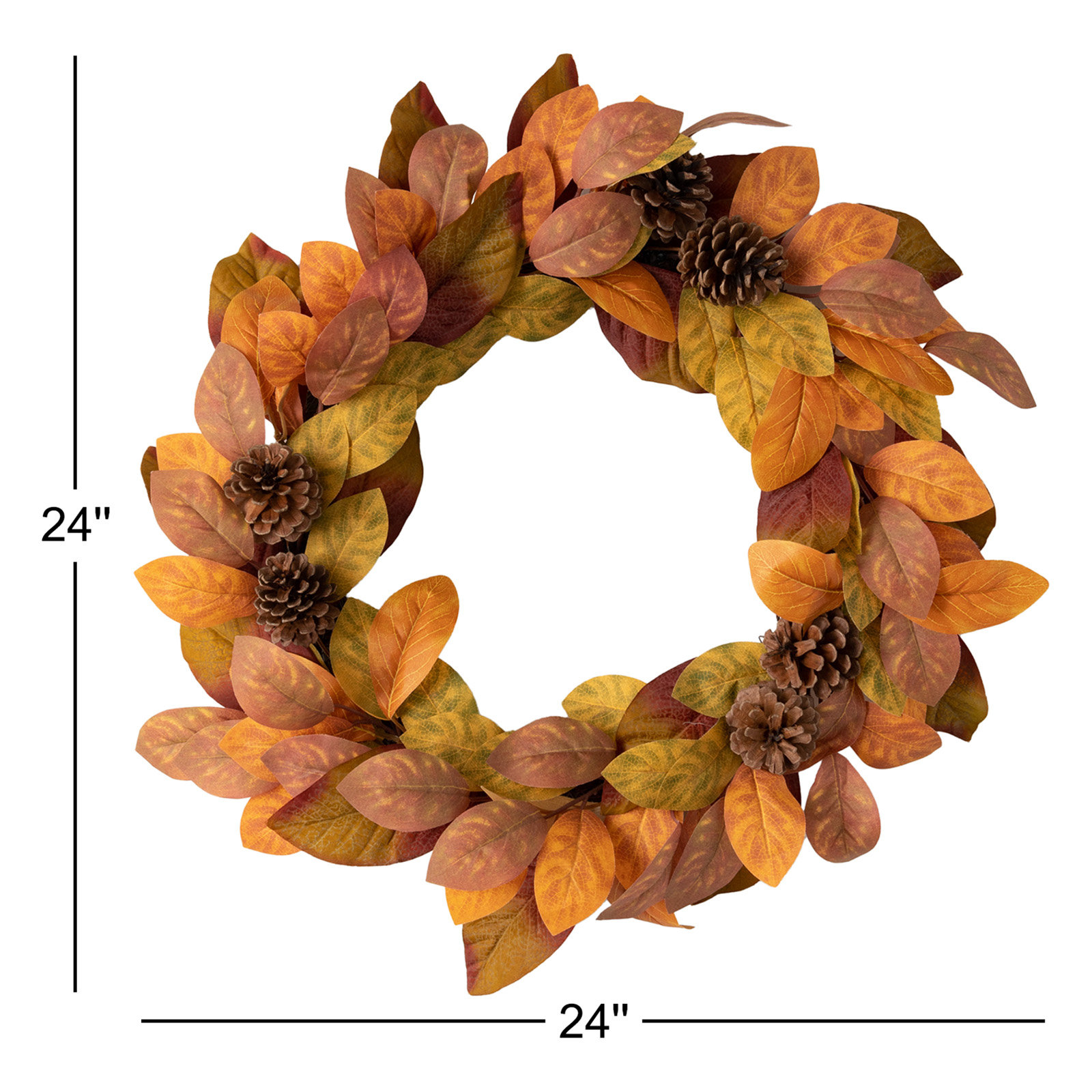 Garrano 24'' Thanksgiving Polyester Wreath