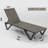 Patio Chaise Lounge Outdoor Aluminum Polypropylene Chair with Adjustable Backrest-1953686377