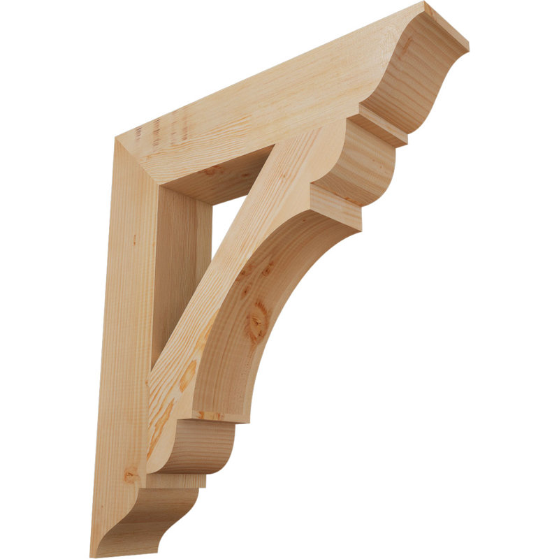 Support olympique traditionnel, H 34 po x l 5,5 po x P 30 po, Douglas (lisse)