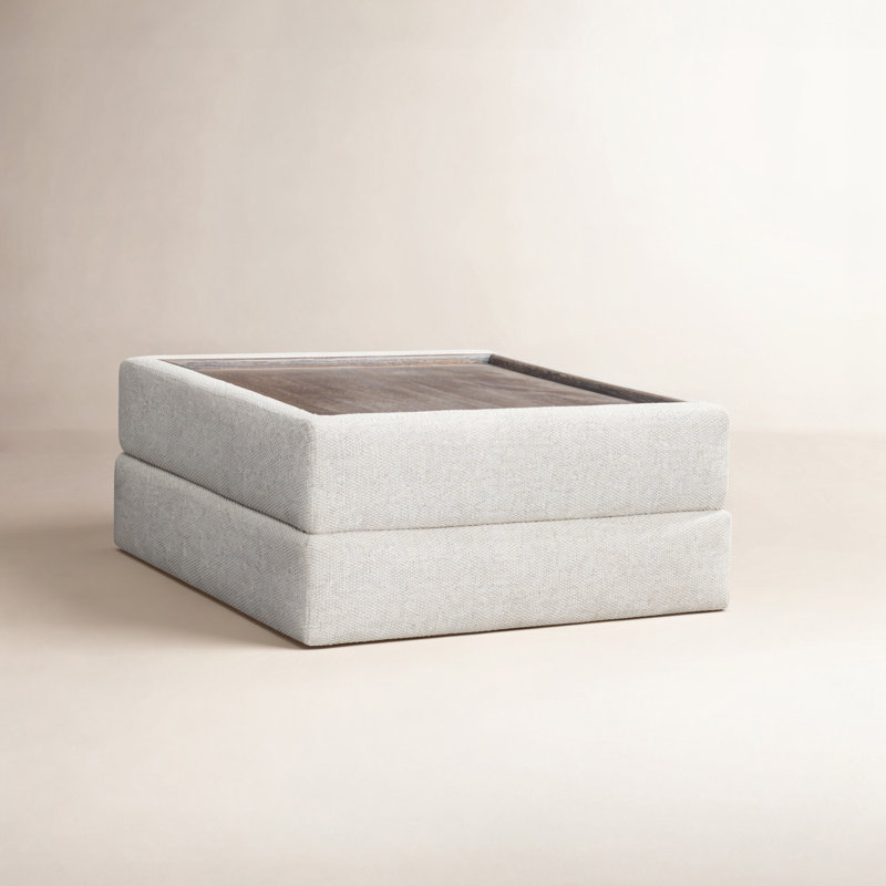 Bernhardt Vista Fabric Tray Ottoman