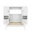 Murphy Bed Wall Bed With Closet ,Drawers And Shelves-590832358-590832359