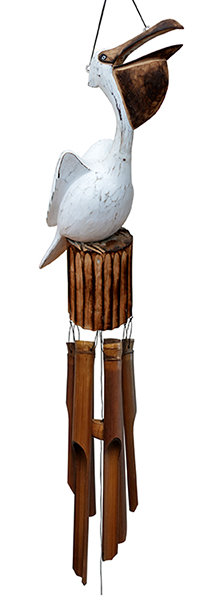 Carillon en bambou Nsonowa Galvin Pelican Carving