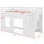 Lit mezzanine avec escalier de rangement et éclairage DEL optimisant l'espace au sol grâce à une fabrication robuste-1255670166-1255670167