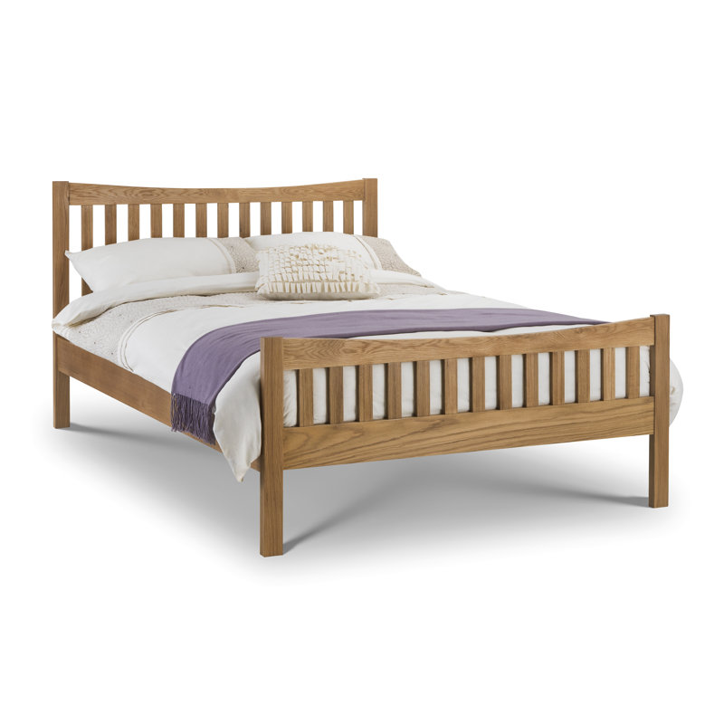 Devries Solid Wood Bed, Double (4'6)