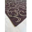 Tapis brun en laine touffeté à la main Jarron