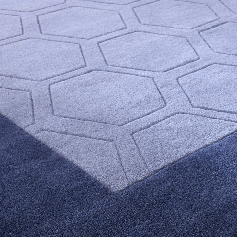 Camarena Geometric Hand Woven Area Rug, Rectangle 120 x 170 cm