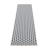 Rug NOA Dark Blue/Vanilla/W Grey stripe 2.25 x 8.25 ft