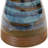 Leominster Freestanding Ceramic Outdoor Bird Bath with UV-Resistant Finish - Galaxy Blue-745002840