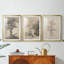 Croquis rétro C - Impression encadrée sur mesure de qualité supérieure mate - 3 pièces-1752284961-1752284972