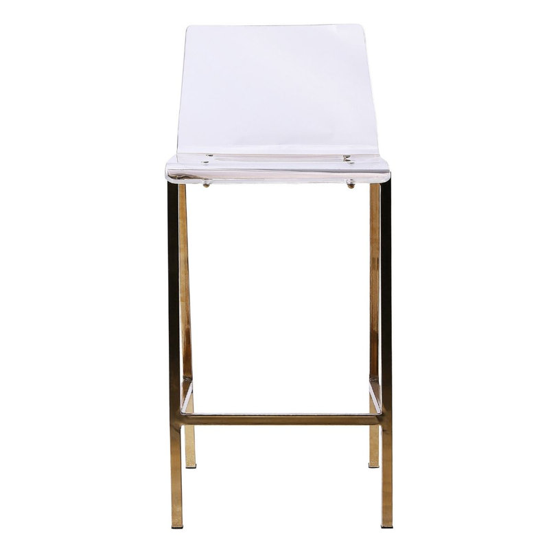 Tabouret de comptoir 26 po, Doré