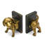 2Pcs Resin Cuty Puppy Bookends,  Sulptural Dog Book Holders With Heavy Duty & Non-Slid Pads