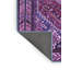Tapis oriental oriental mauve / rose / blanc tissé à la machine 5 pi x 7 pi
