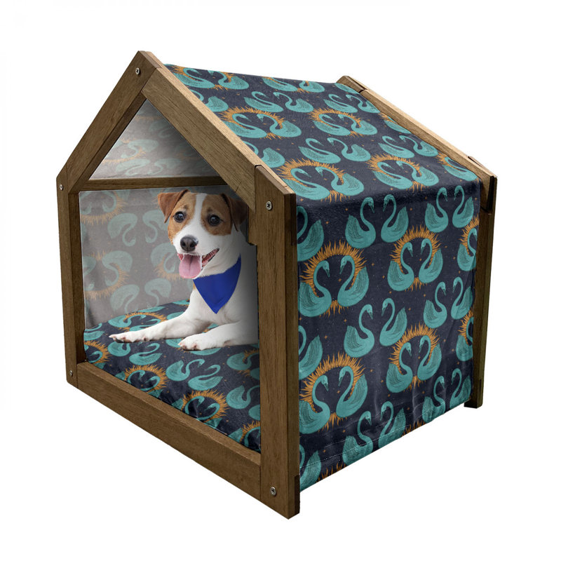 Niche pour chien en bois, H 22,44 po x l 23,62 po x P 17,72 po