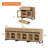 Modern TV Stand With Glass Doors For 110 Inch Tvs, 3 In 1 Entertainment Center Console With 3 Drawers And Metal Base For Living Room, Bedroom-644339056-644339052
