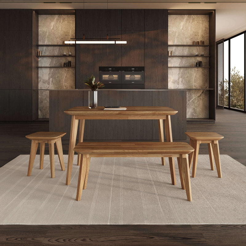 Ozora Solid Wood Bench