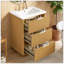 Meuble-lavabo de luxe moderne de 24 po avec lavabo en céramique, meuble de salle de bain avec tablette ouverte et rangement fermé