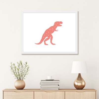 " Geometric Dino T-Rex "