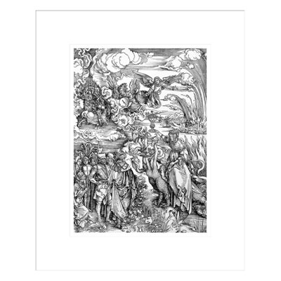 «The Babylian Whore from the 'Apocalypse» ou «The Revelations of St. John the Divine» par Albrecht Dürer, impression giclée sur cadre