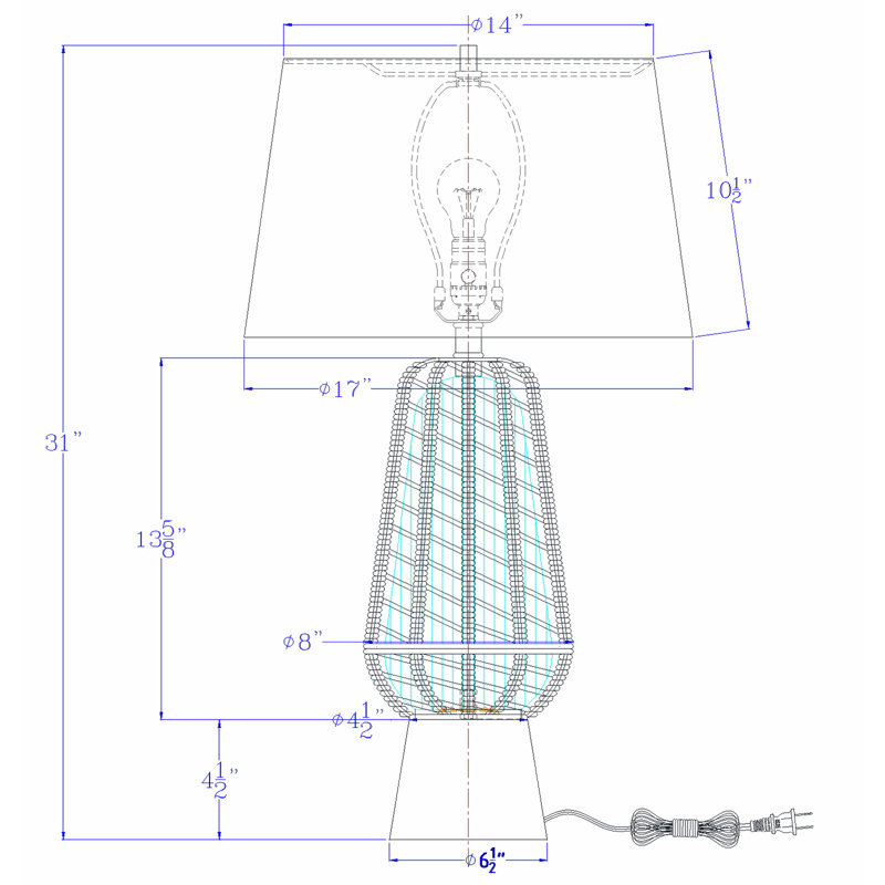 Bartolom Metal Table Lamp