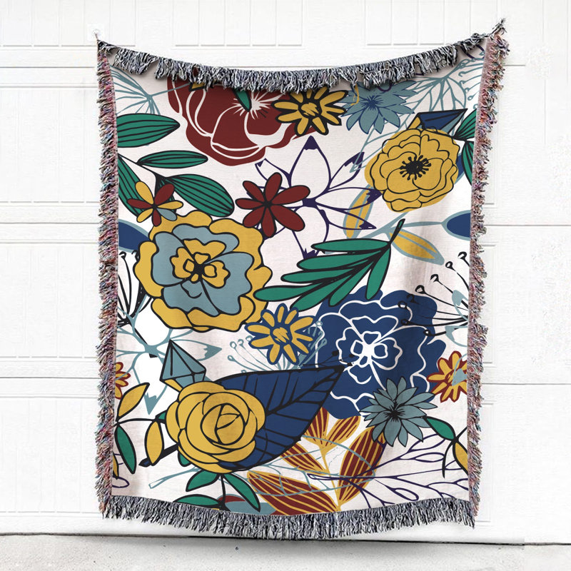 Throw, 50" W x 60" L