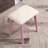 Contemporary Wood Vanity and Stool Set-1072083753