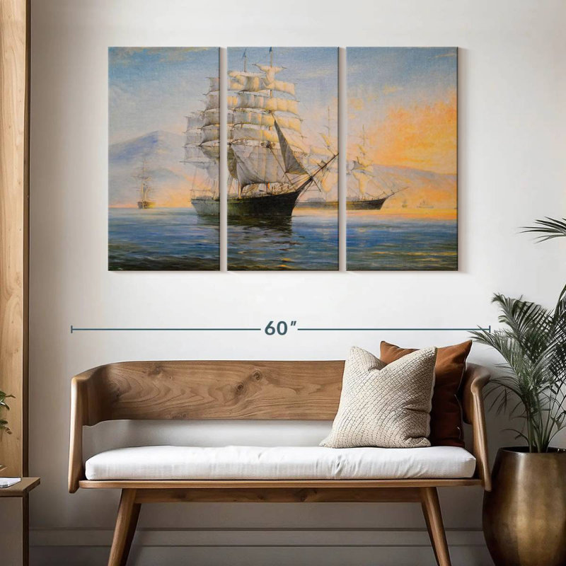 Aletra Ship, 32" H x 50" W