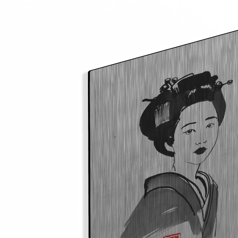 "Geisha Starring" par Pechane, H 16 po x l 12 po