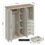 LIMESTONE Combi Fitment Wardrobe-106268634