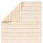 Tapis beige / gris clair à rayures fait à la main Ebern Designs Ascent (nuance de 18 po)
