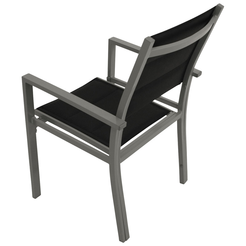 Destene Patio Dining Armchair, Silver