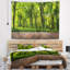 Tapisserie de forêt verte avec bois dense landscape-28497639