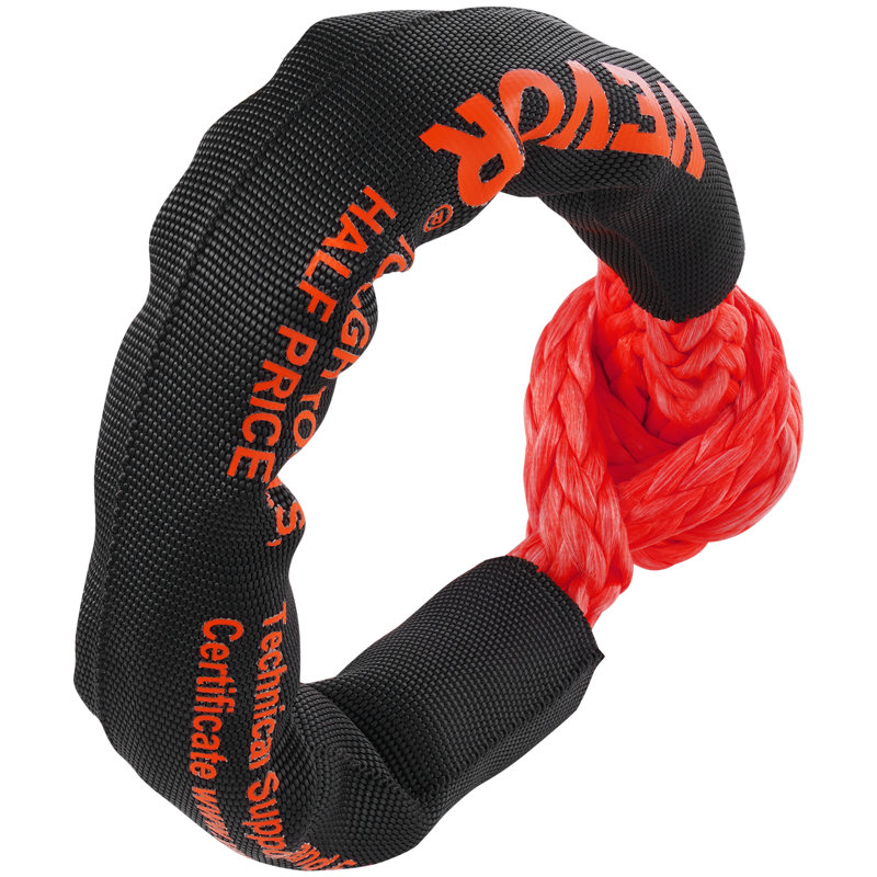 Corde de récupération synthétique 2 PCS 1/2 po x 22 po 44092lbs Soft Shackle