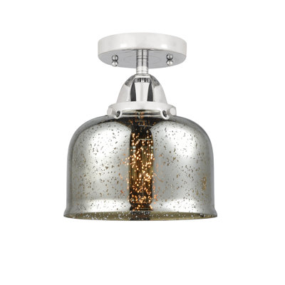 Glass LED Semi Flush Mount