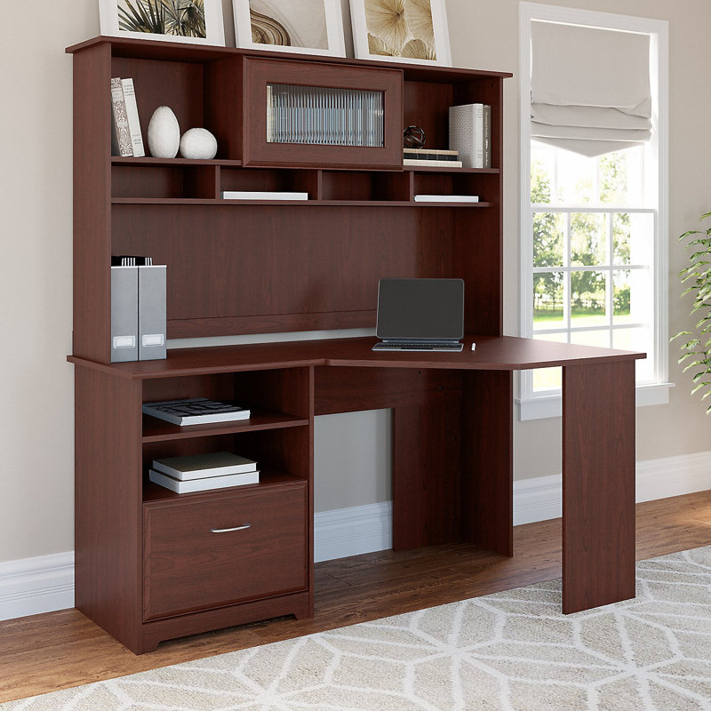 Bureau d'angle réversible avec clapier Ozro, Moisson de cerise